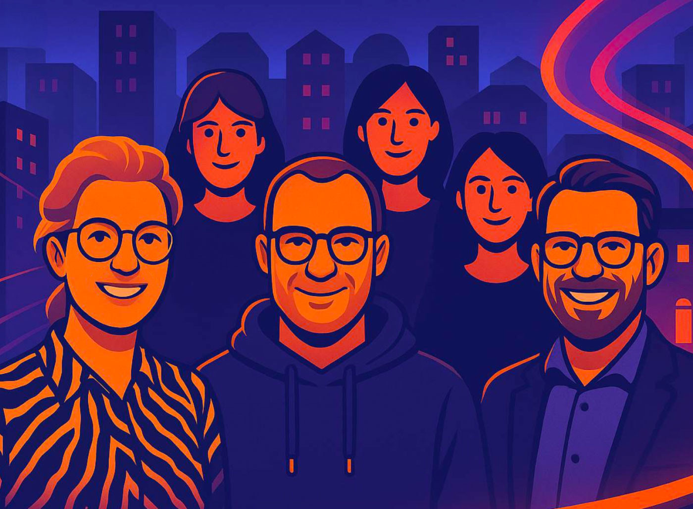 Team des Civil Tech Hub (vorläufige Darstellung; Austausch gegen offizielles Teamfoto geplant)