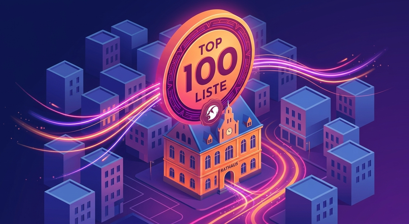 CTH-Medaille für das Top-100-Ranking innovativer Kommunen